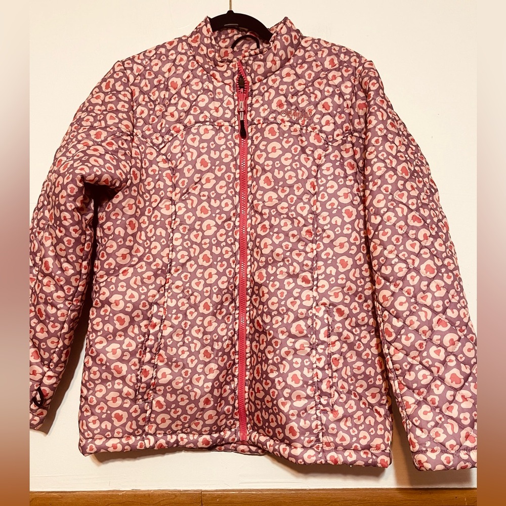 Magellan Outdoors Pink Leopard Kids Puffer Jacket